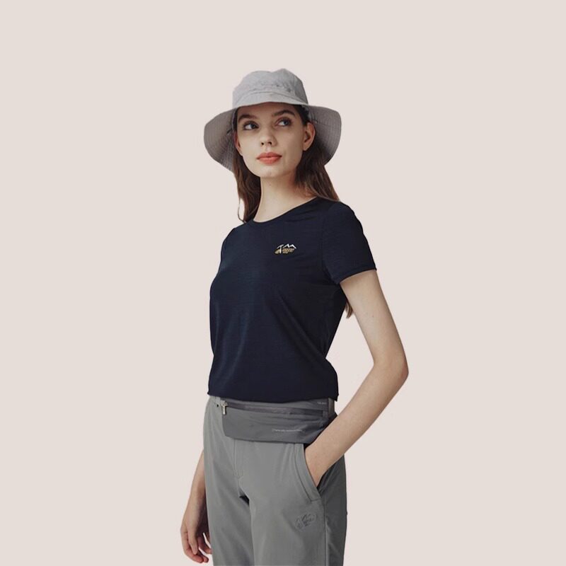 Áo thun cổ tròn thở bằng Cotton OZARK / Osoka 359552