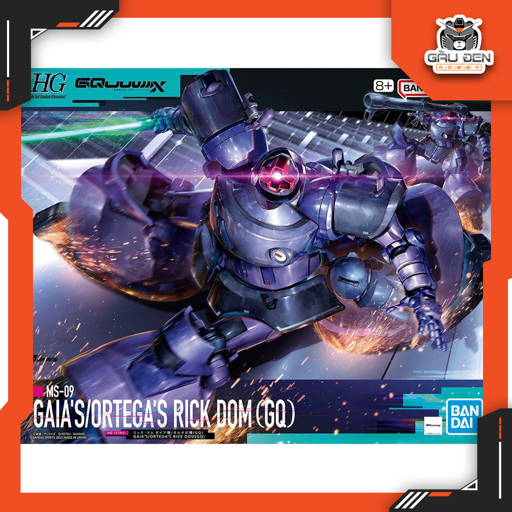 HG GQ 1/144 GAIA’S/ORTEGA’S RICK DOM