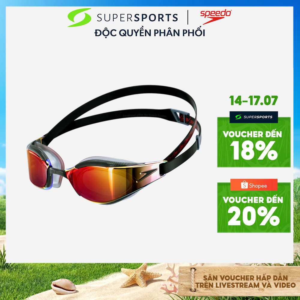 Kính Bơi Người Lớn Speedo Fastskin Hyper Elite Mirror - Đen - 8-12818F977 ADS02 LS100