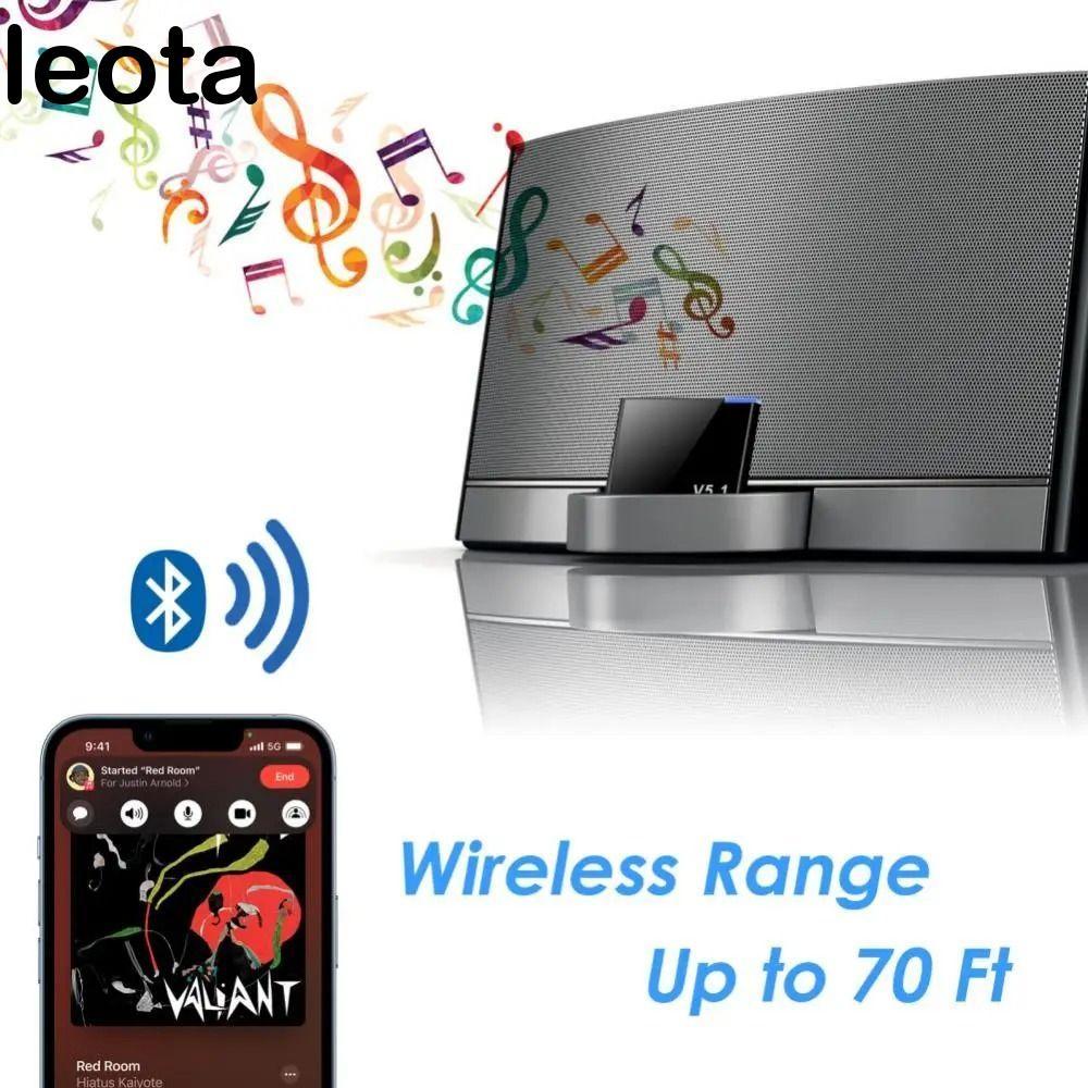 Bộ Thu Âm Thanh LEOTA 5.1, Bộ Chuyển Đổi Không Dây Bluetooth Mini Bluetooth 5.1, Chơi Nhạc 30 Pin Do