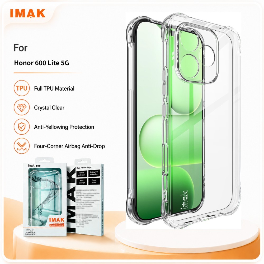 Ốp Lưng Mềm Cho Honor 600 Lite 600E 500 Smart 5G Global Airbag Cản Trước Nâng Cạnh Chống Sốc CA0002