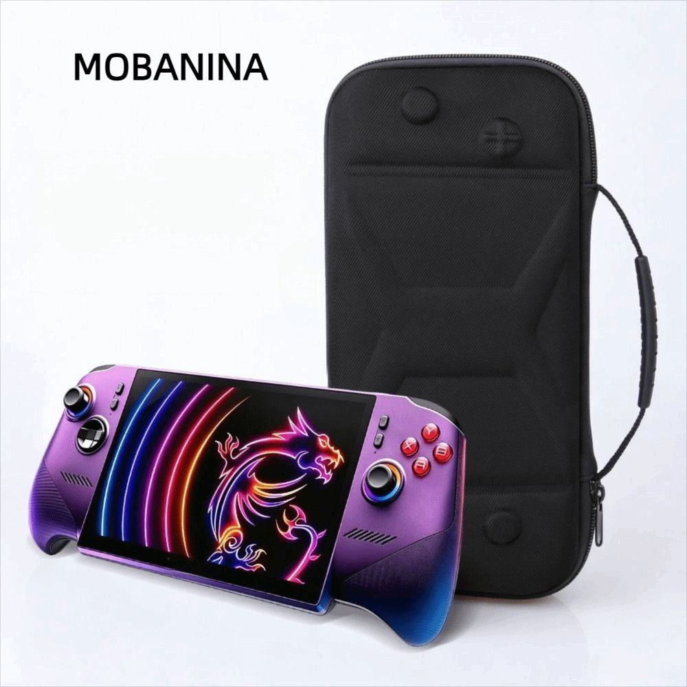 Túi đựng MOBANINA, Túi đựng chống nước EVA, Vỏ bảo vệ di động chống sốc cho máy chơi Game MSI Claw 8