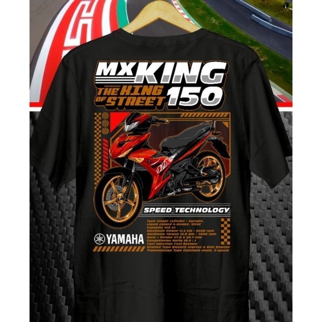 Mx 2026 King Yamaha 150 Áo thun xe máy / / Áo thun Mxking / / Áo thun Jupiter Mx King