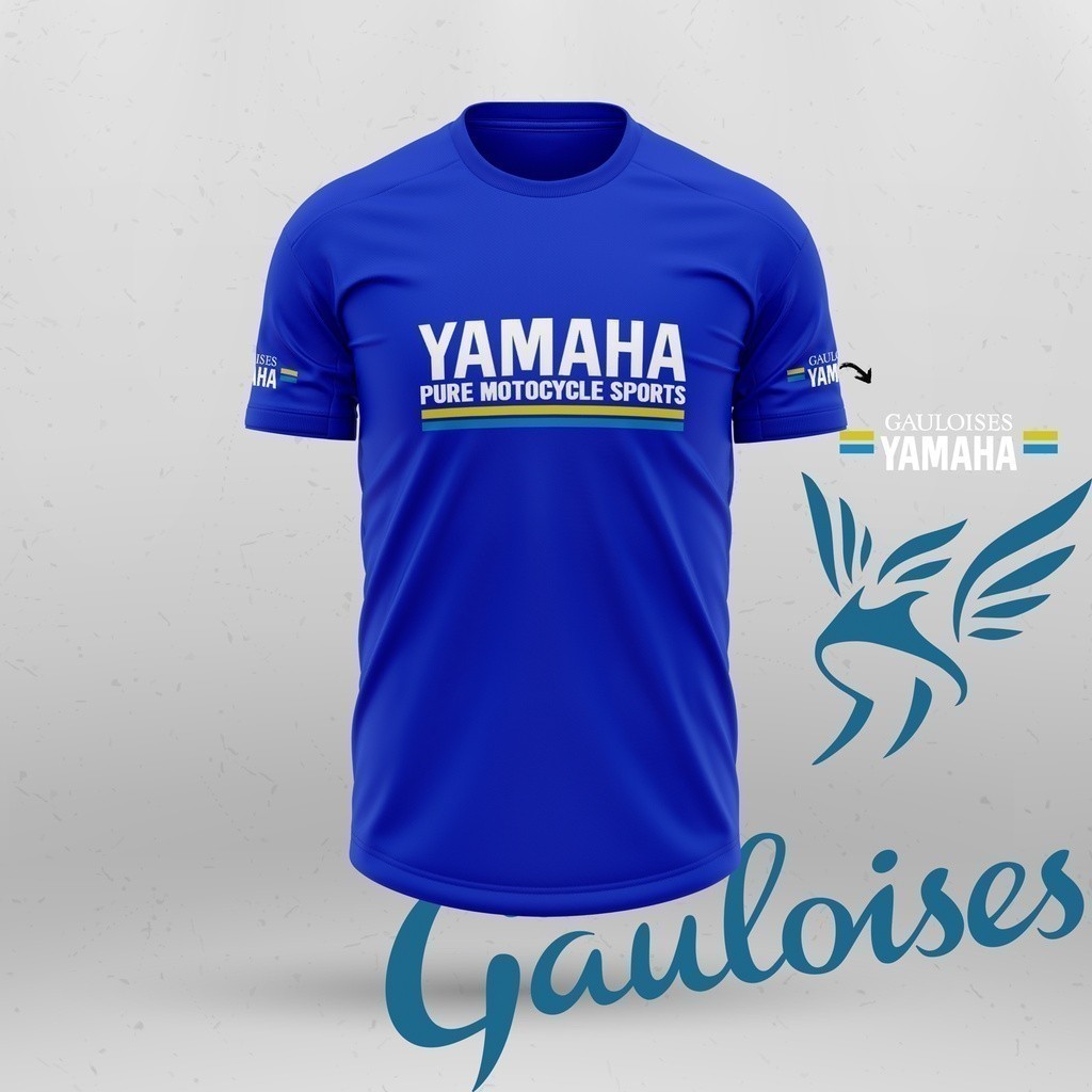 Yamaha 2026 Gauloises Áo Sơ Mi Microfiber Áo Thun Vải Mát Yamaha Áo Phong Cách Vintage