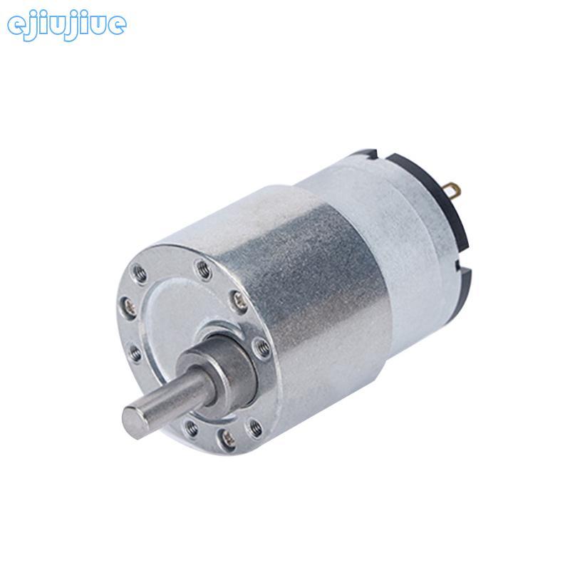 Cc 6V 12V 24V Động Cơ Micro Geared 7RPM 960RPM Trục Đầu Ra Lập Dị JGB37-520