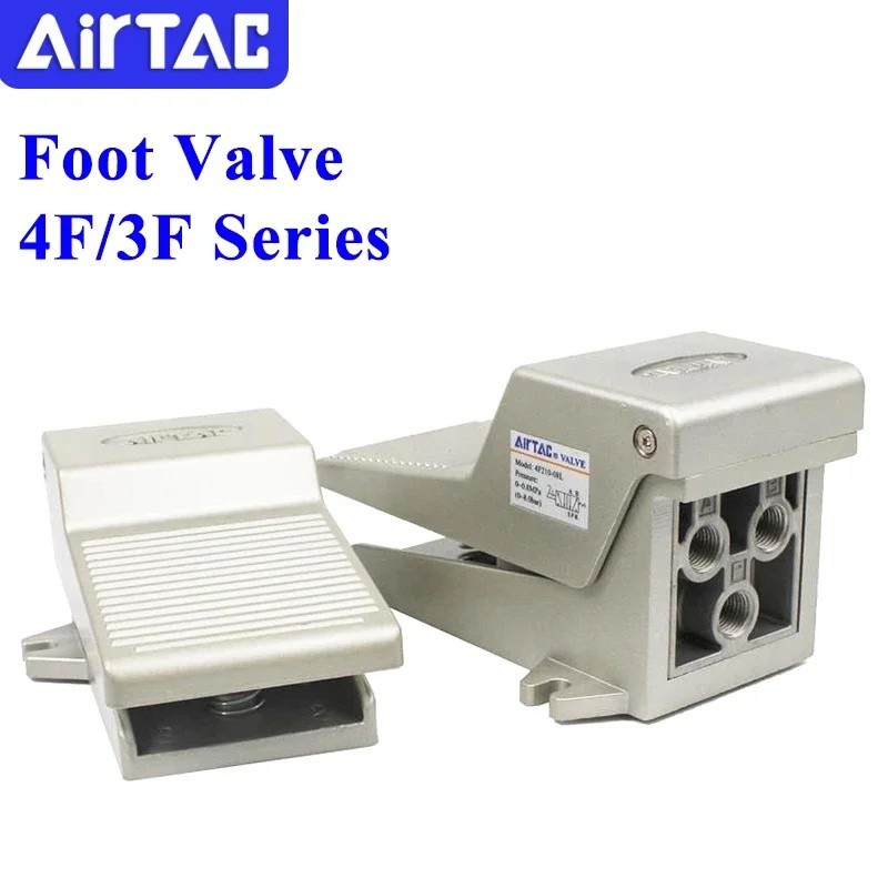 Van chân Airtac Van bàn đạp chân khí nén Van xi lanh Điều khiển 4F210-08L 3F210-08 Bàn đạp điều khiể