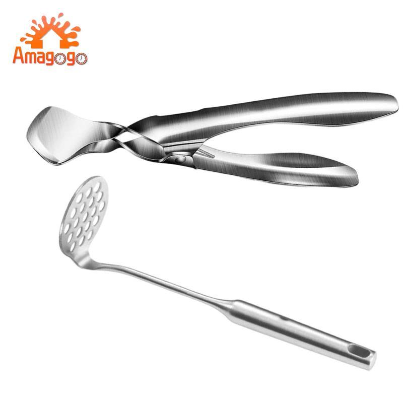 Amagogo Durian Opener Hướng dẫn sử dụng Durian Shelling Durian Masher Peeling Smooth Portable Fruit 