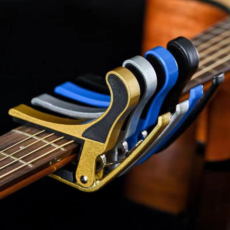 Đàn Guitar Acoustic Capo Đàn Guitar Điện Ukulele Bass Capo Kim Loại Capo Phụ Kiện Đàn Guitar Đa Năng