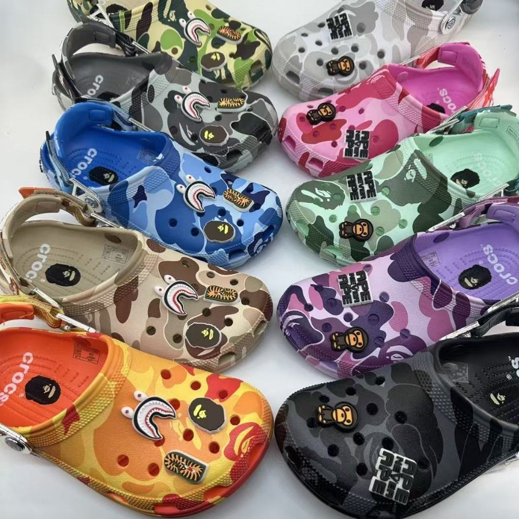 CBWP Crocs Classic Clog BAPE x STAPPLE – Phiên bản giới hạn Six Camo