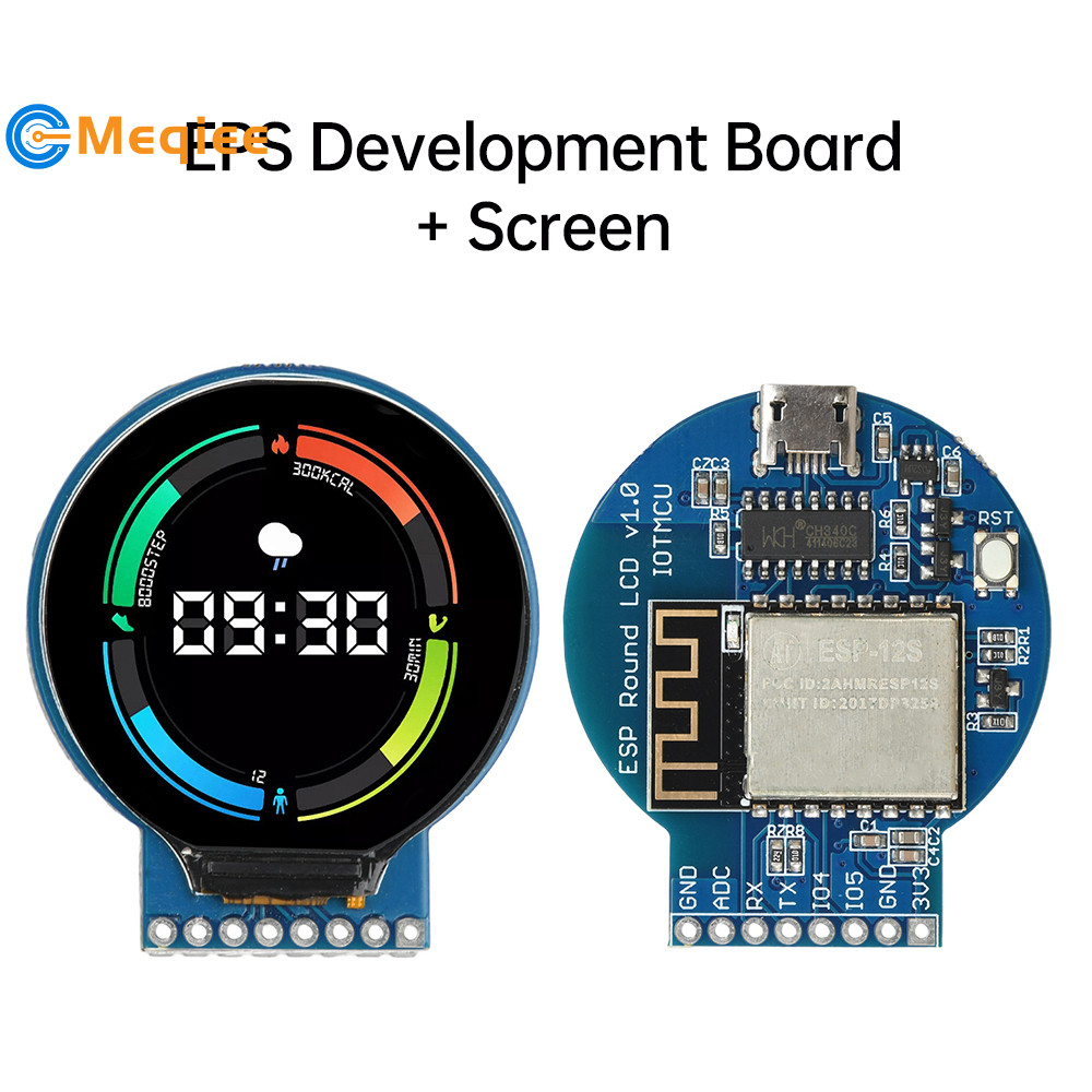 Bảng phát triển ESP8266 Bảng mở rộng NodeMCU 1.28 Inch GC9A01 Màn hình hiển thị LCD tròn có độ phân 