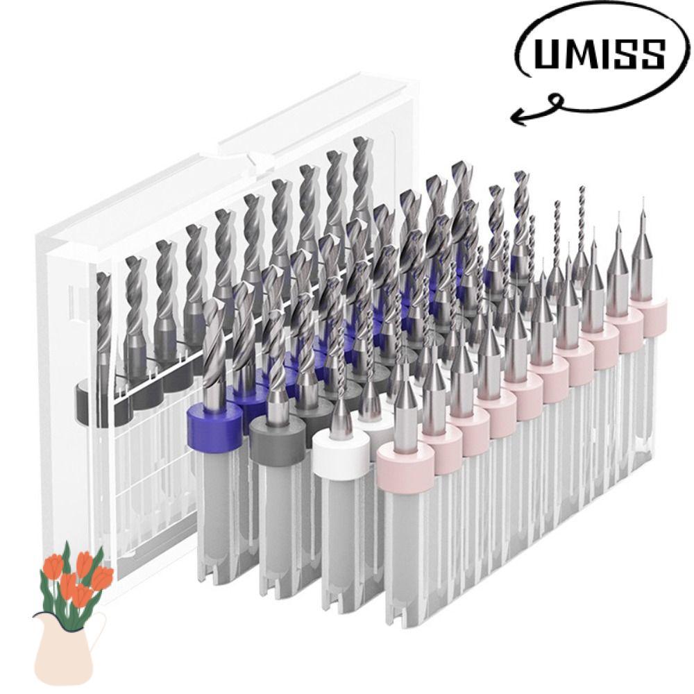 UMISS Mini CNC Khoan Thép Vonfram Gỗ CNC Khoan Mũi Khắc Carbide CNC Phay Cắt