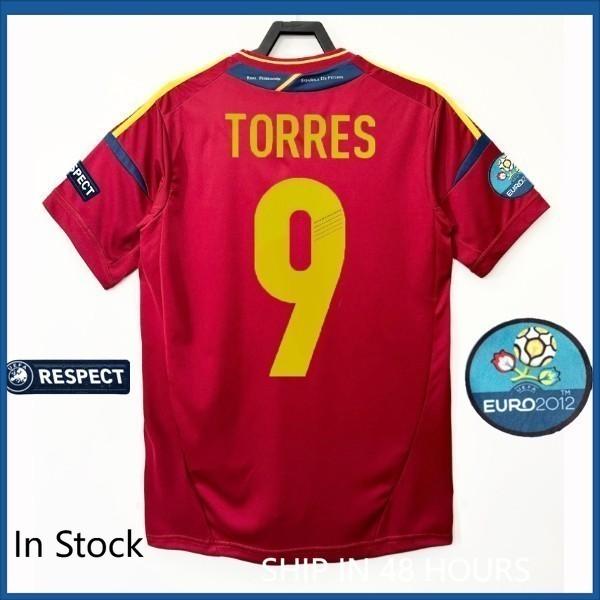 S-XXL Retro Tây Ban Nha 1994 1996 2008 2012 Tây Ban Nha Sân Nhà Bóng Đá Jersey Thể Thao Nam Người Hâ