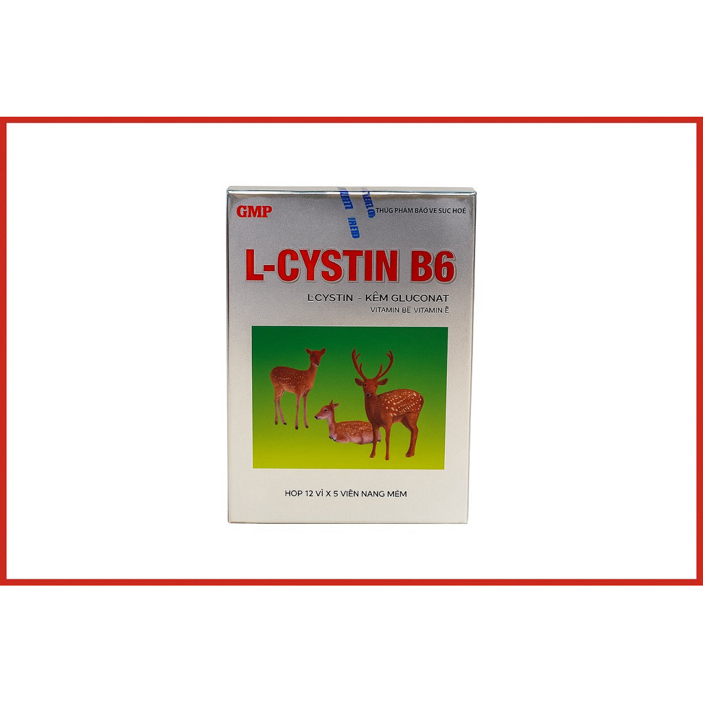 Viên Uống l-cystine B6 (gồm kẽm, vitamin E, vitamin b6)