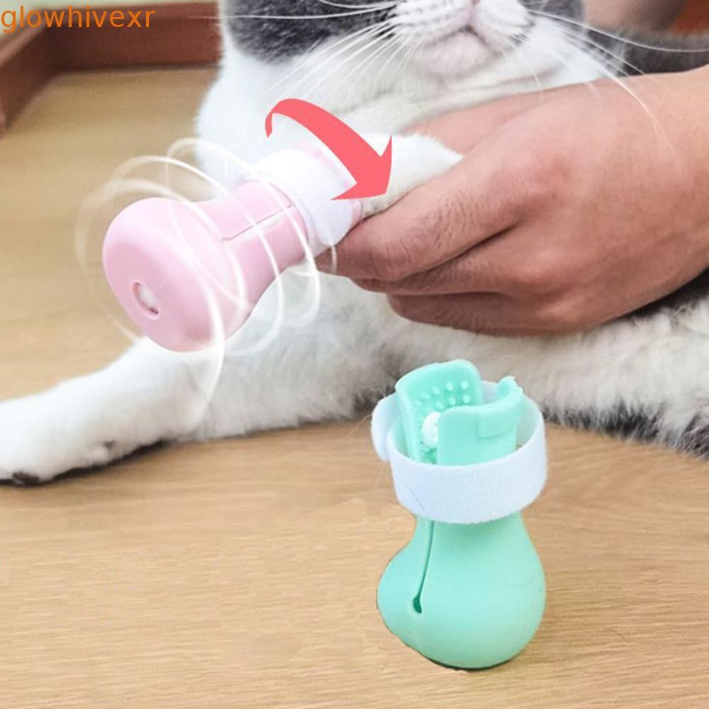 GLOWHIVE Cat Foot Cover Foot Cover Home Mittens Giày Móng Vuốt Chống Trầy Xước
