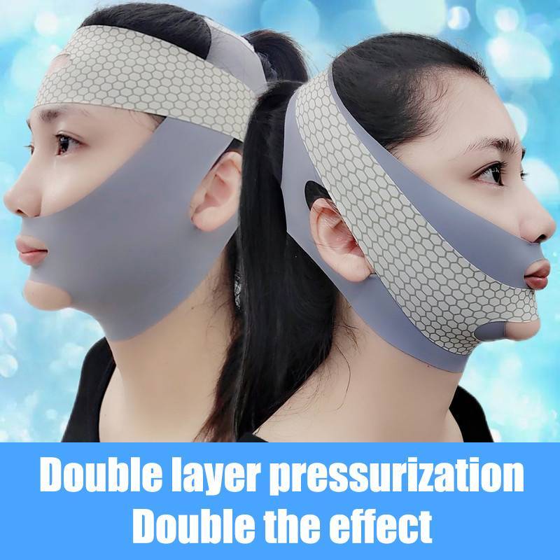BB Face-Lift With Sleep Face V Shaper Facial Slimming Bandage Relaxing Shape Lift Giảm Double Chin F