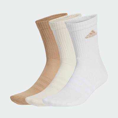 adidas Phong cách sống Bộ 3 Đôi Tất Cao Cổ Có Đệm Unisex trắng JC9383