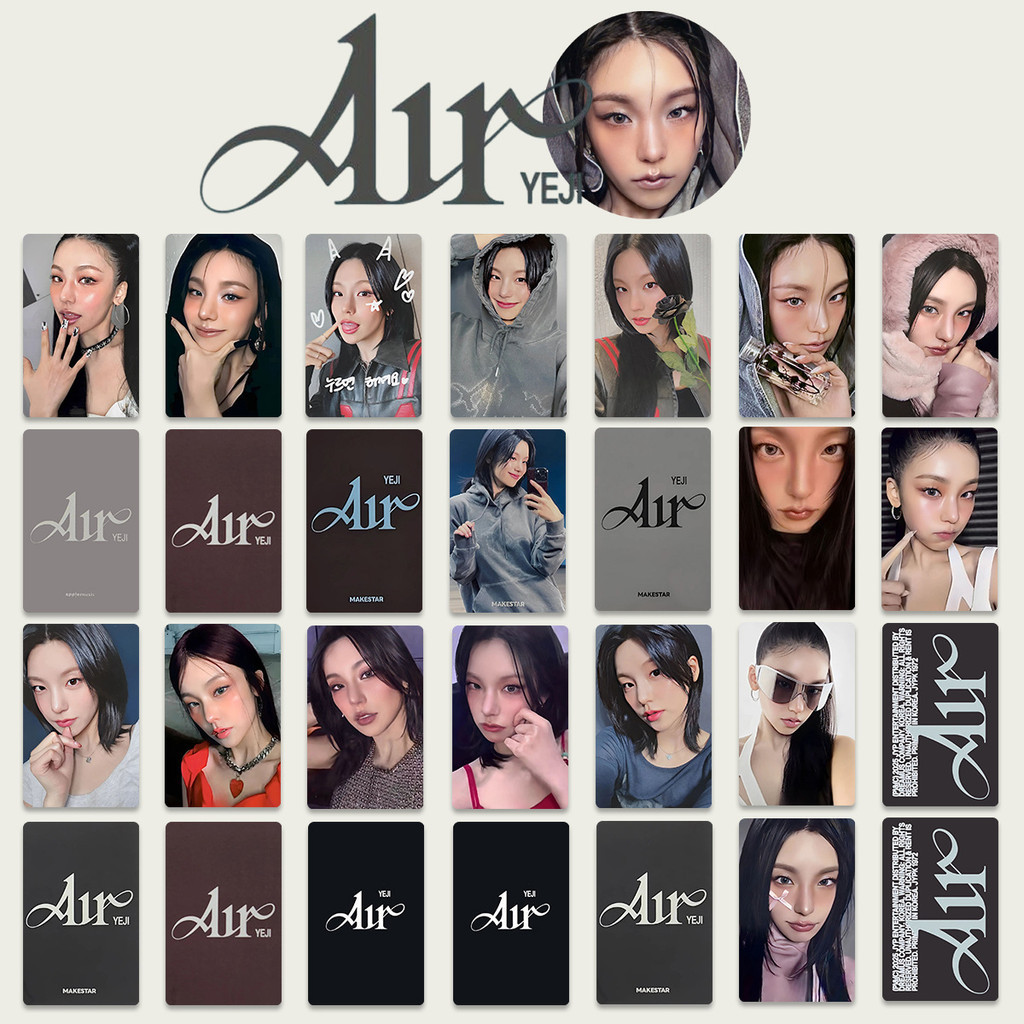 ITZY Thang YEJI YEJI Solo Hàng Hóa AIR Album Photocard WM Thẻ Thưởng PB Phiên Bản Photocard SW MS