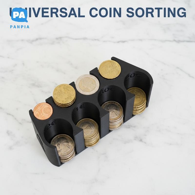 [NBI] Hộp đựng tiền xu Euro 2 Euro 1 Euro 50 Cent Holderpact Change Organizer cho ô tô Văn phòng Sử 
