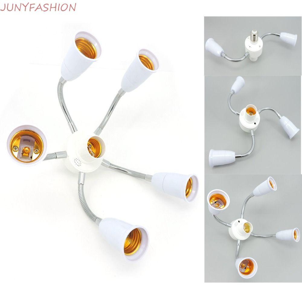 Bộ chia ổ cắm đèn JUNYFASHION E27, Bộ chuyển đổi bóng đèn Bộ chuyển đổi giá đỡ đèn E27 linh hoạt, Ph