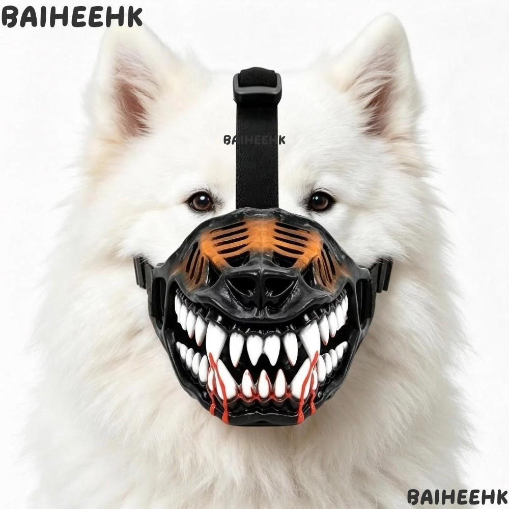 BAIHEIH Chó Monster Mõm, Monster Hell Hound Style Hell Hound Hell Hound Mõm, Dây đeo linh hoạt Răng 