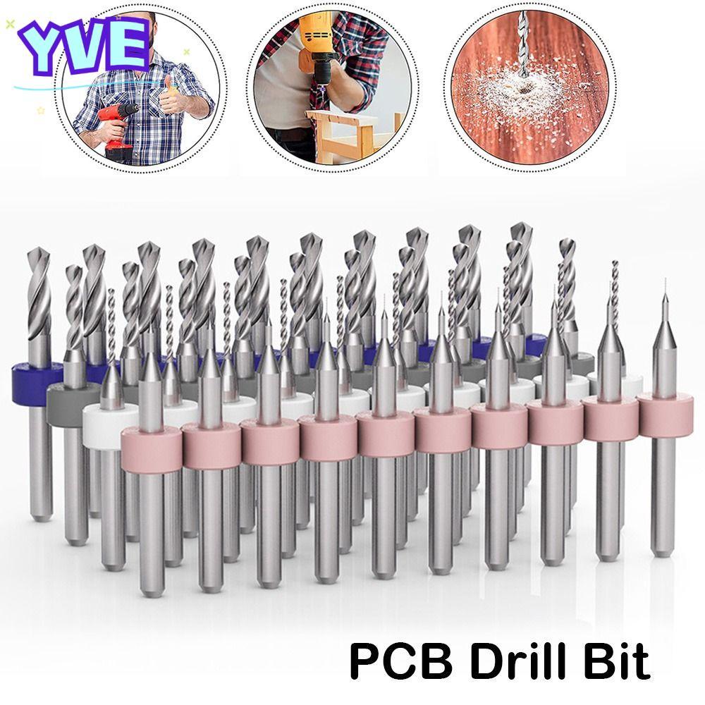 YVE Mini CNC Khoan Mũi Thép Vonfram PCB Xoắn Khoan Gỗ CNC Khoan Carbide CNC Phay CNC