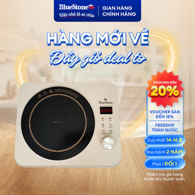 [Bluestone] Bếp Từ Đơn BlueStone ICB-6618 - 2000W - Màn hình LED - Bh 2 năm