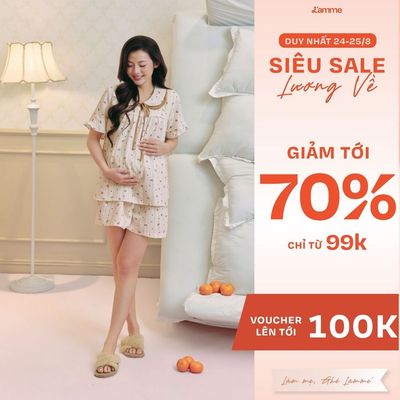 Bộ Đồ Ngủ Chất Đũi Xốp Vân Mây Mềm Mát, Bộ Mặc Nhà Nữ LITA Phối Ren Cổ Bản To Dây Buộc Nơ Xinh Xắn - L'AMME