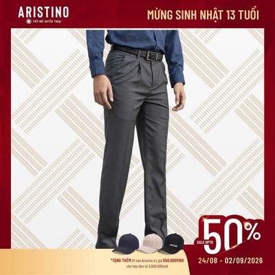 Quần âu nam ARISTINO dáng Regular fit suông nhẹ thoải mái - ATRR08