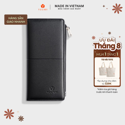 Ví Yuumy (Thời trang nữ cầm tay dáng đứng - Ví da Seasand YV116)