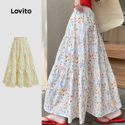 Lovito Kỳ nghỉ Mẫu Váy Váy Mùa Hè/xuân Trang Phục Trang Trọng Cho Nữ Váy Cho Nữ LNA100012
