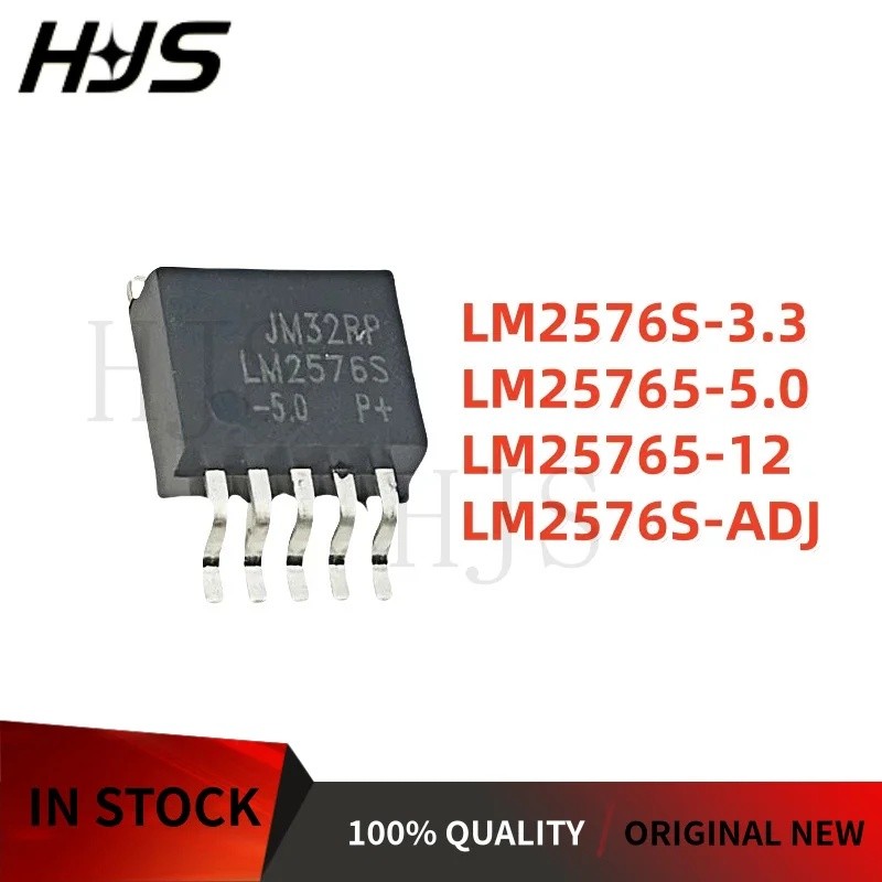 5 CÁI LM2576S-3.3 LM2576S-5.0 TO263-5 LM2576S-ADJ LM2576S-12 LM2576 LM2576S TO-263 Bộ điều chỉnh điệ