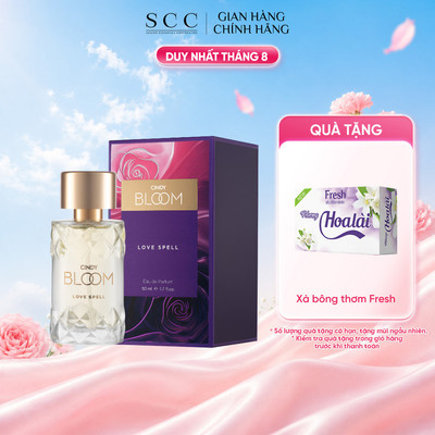 Nước Hoa Nữ CINDY BLOOM Love Spell Hương Thơm Ngọt Ngào, Lôi Cuốn 50ml