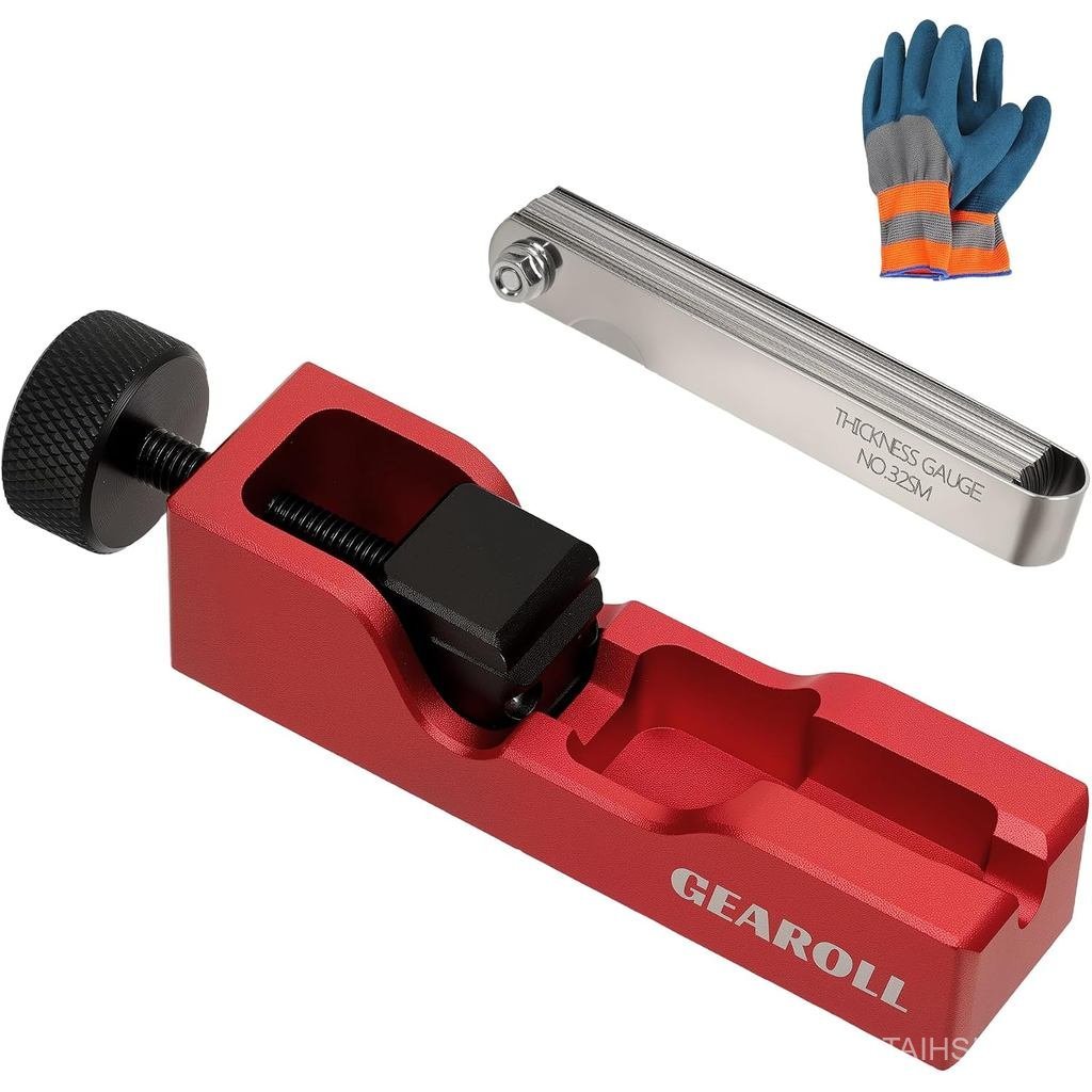 Spark Plug Gap Tool with 32 Blade Steel Feeler Gauge, Spark Plug Gapping Tool for Most 10mm 12mm 14m