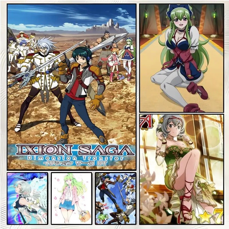 UJUS phim hài anime Ixion Saga DT Poster Superior Home Space Pub Nghệ thuật trang trí trong nhà & Tr