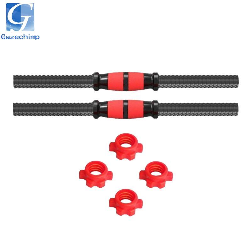 2 Chiếc Cần Quả Tạ Với 4 Vòng Cổ Chắc Chắn Ren Dumbells Bộ Tay Cầm Barbell Để Cử Tạ Tại Nhà Thể Thao