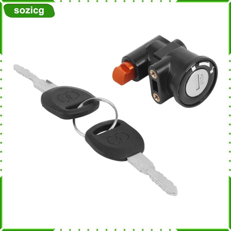 Khóa Chống Trộm Pin Khóa Cho Xe Đạp E Xe Đạp Điện Đen Cam