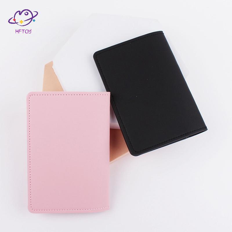 HFTOY Lover Couple Passport Cover Hot Stamping Plane Travel Passport Cover Holder ~