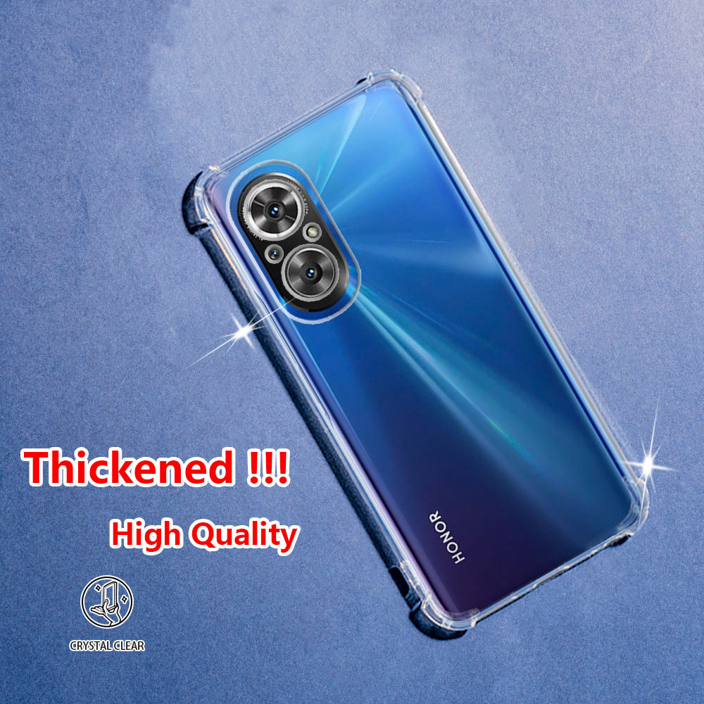 Dành Cho Huawei Honor 50 SE JLH-AN00 Crystal Clear Jelly Case AirGuard Corner Soft TPU Mềm Silicon B