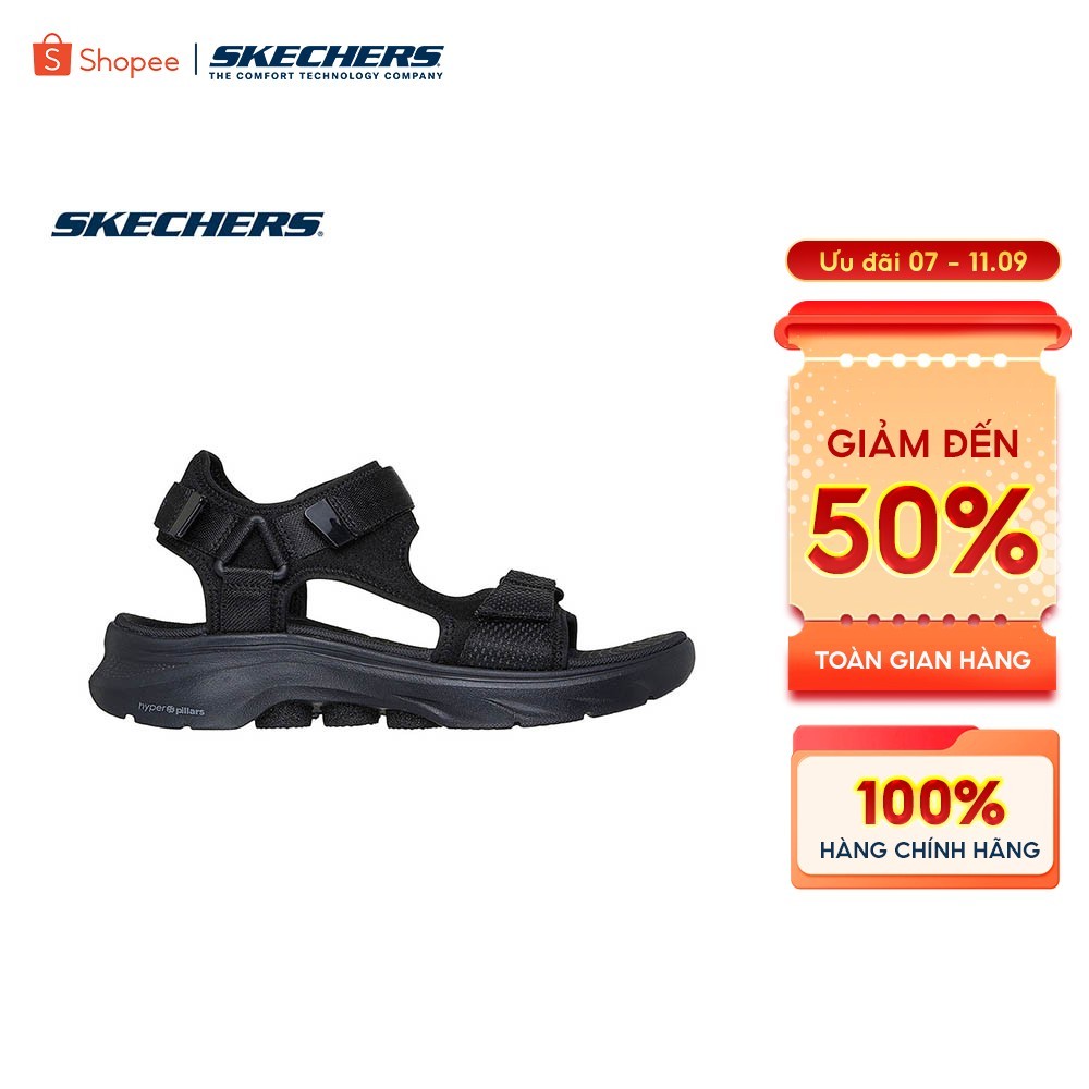 Xăng Đan/Dép Nữ Skechers On-The-GO GOwalk 7 Sandal Landon Đi Bộ-141064-BBK Goga Mat Online Sale