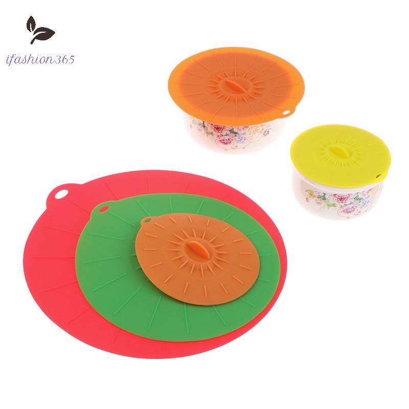 [LF] Vỏ Bát Vi Sóng Silicon Nồi Nấu Chảo Nắp Nắp Có Thể Tái Sử Dụng Đa Năng Dụng Cụ Nhà Bếp VN