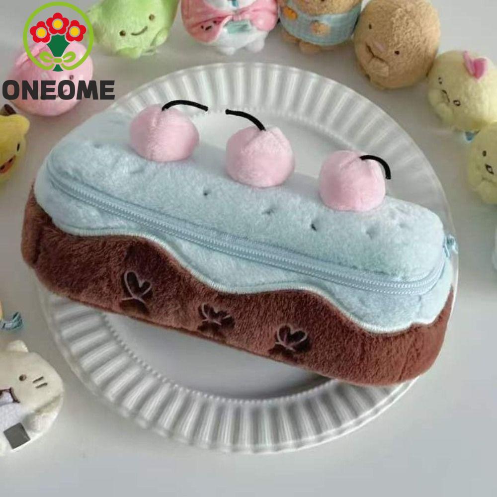 Túi đựng bút anh đào sang trọng ONEOME, Hộp đựng bút chì Kawaii trái tim dung tích lớn, Túi đựng mỹ 
