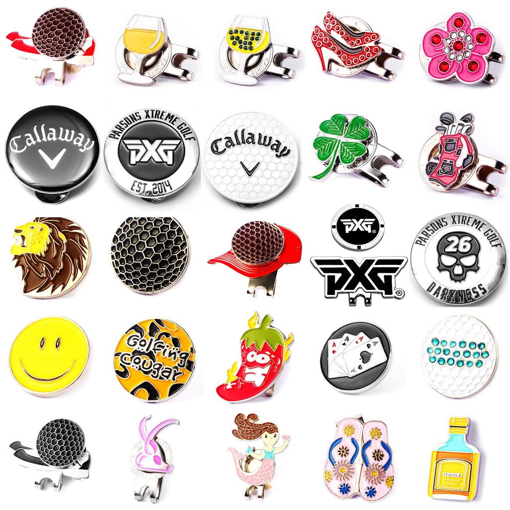 Golf Cap Clip Mark Golf Mark BMW Mercedes-Benz Green Ball Mark với giá từ tính Golf Cap Clip Từ kim 