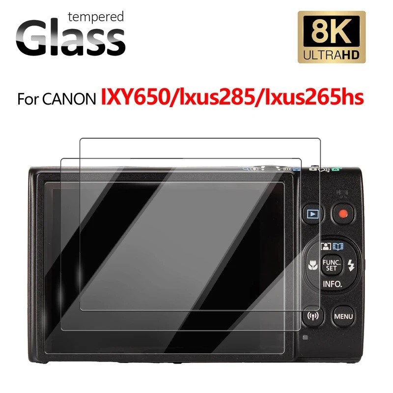 Dành Cho Canon PowerShot IXY 650 / IXUS 285 / IXUS 265 HS Kính Cường Lực Bảo Vệ Màn Hình Cho IXY650 