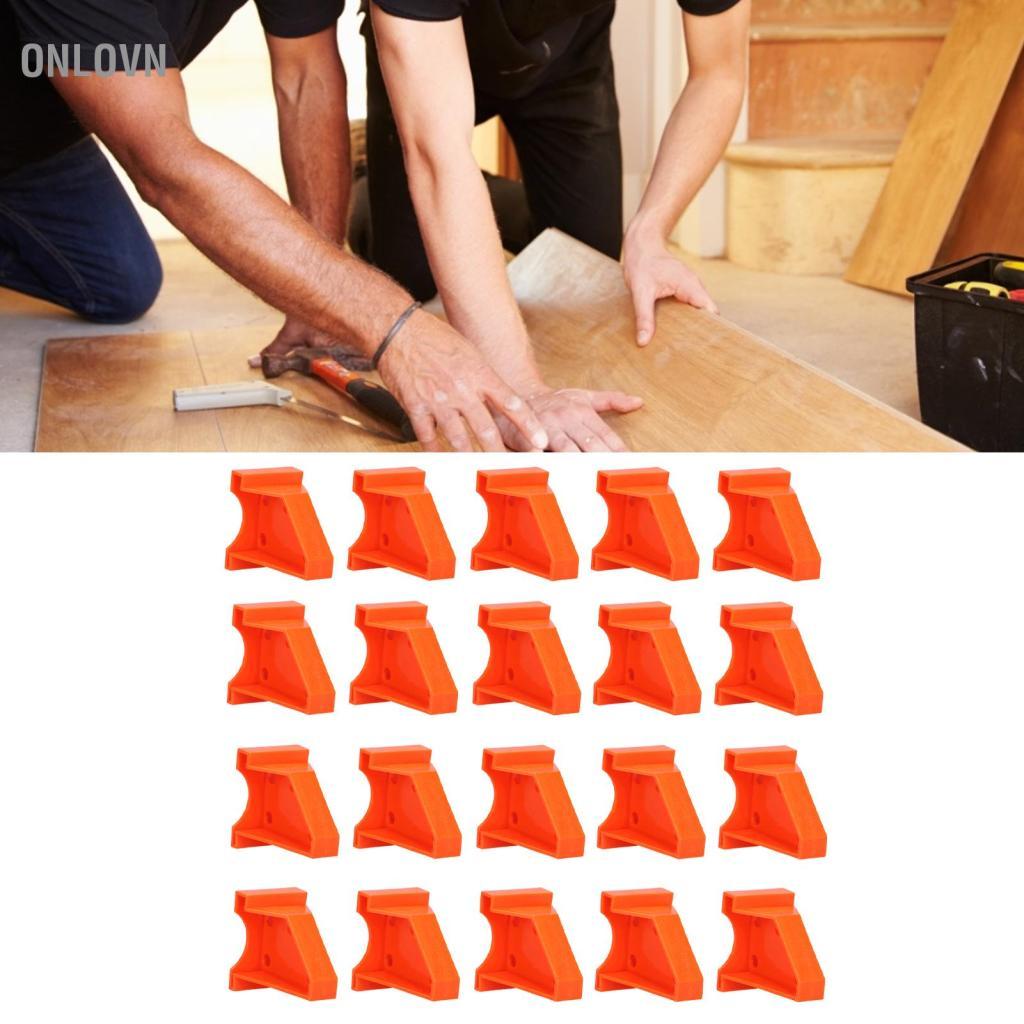 Onlovn 20 miếng đệm sàn Sàn gỗ ABS Kích thước khoảng cách 1/4in và 1/2in với thiết kế hình tam giác khoa học để lắp đặt dễ dàng Ít hư hỏng Lớp composite hoàn hảo