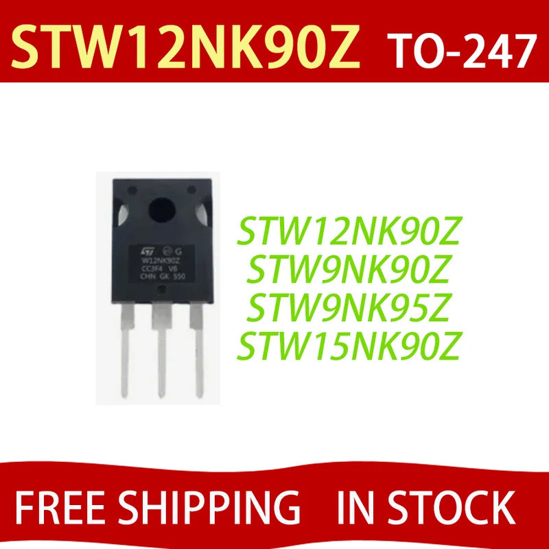 5 Chiếc STS12NK90Z W12NK90Z STS12NK90 12NK90 STW9NK90Z W9NK90Z STW9NK90 STW9NK95Z W9NK95Z STS15NK90Z