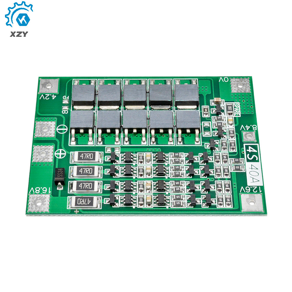 Bảng bảo vệ pin Lithium 4S 40A Phiên bản cân bằng