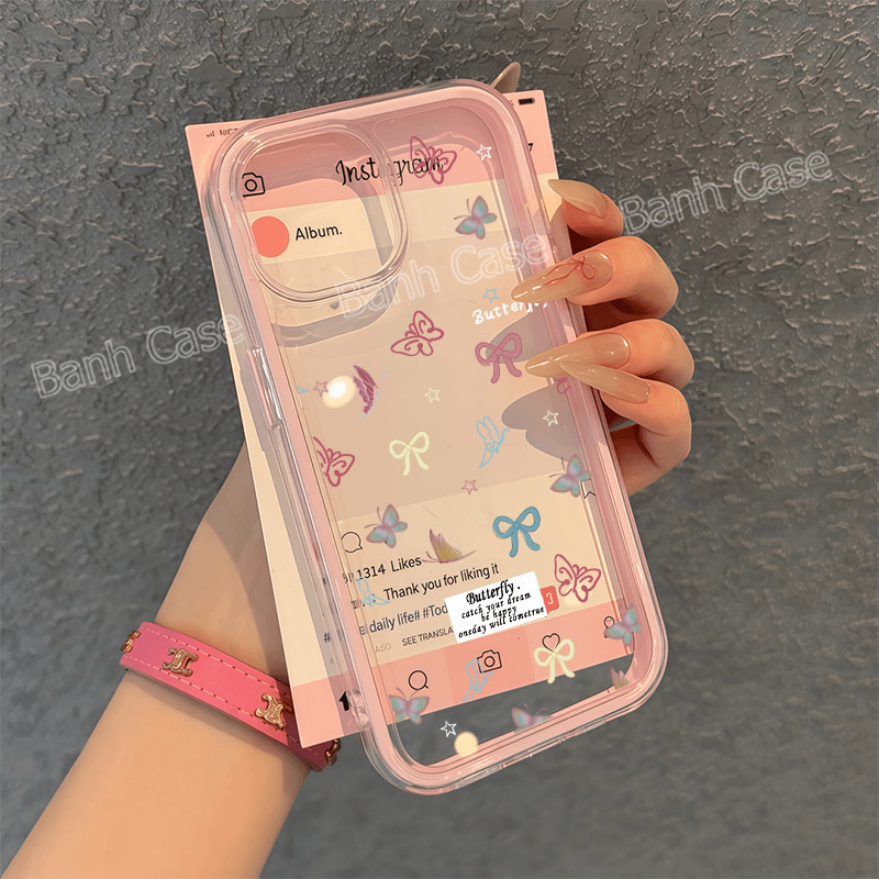 Ốp lưng iPhone Nơ nhiều màu cho iPhone 17 16 15 14 13 12 11 Pro ProMax Plus Ốp lưng silicon TPU mềm | BigBuy360 - bigbuy360.vn