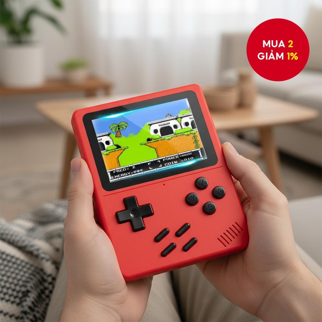 VILCORN GB300 Máy Chơi Game Cầm Tay Di Động 3.0 Inch 6000 Trò Hỗ Trợ SFC/GB/GBA Dành Cho Trẻ Em