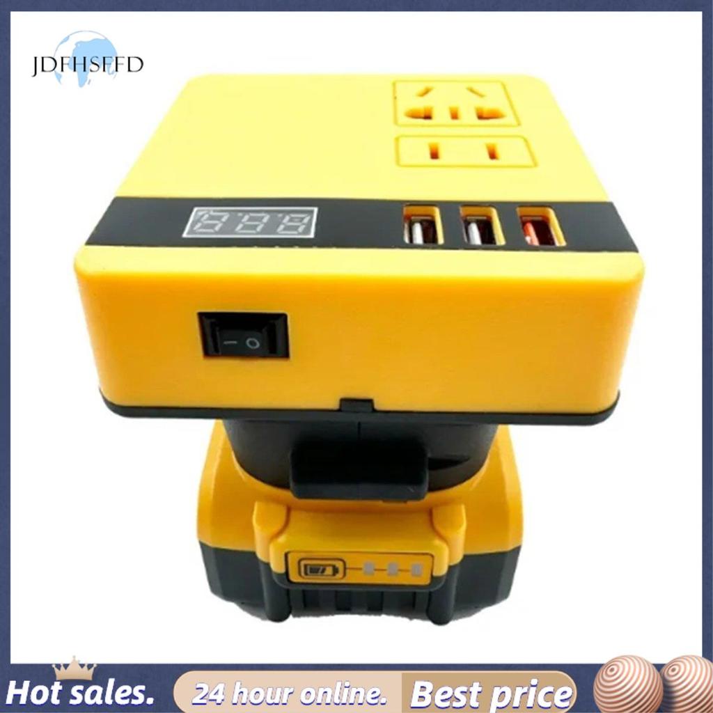 [jdfhsffd] Biến tần nguồn đa chức năng DC 18V sang 220V Biến tần Bộ chuyển đổi nguồn điện cho pin 18