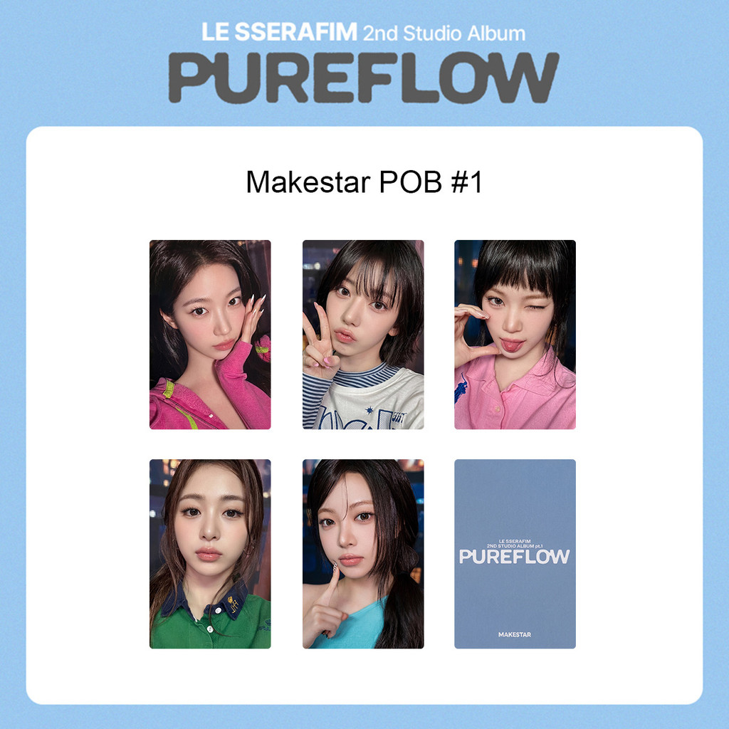 5 Chiếc PUREFLOW PT1 Album Phòng Thu Thứ 2 Lomo Cards MUSINSA 2026 MÙA KÍNH SPAGHETTI Photocards TIÊ